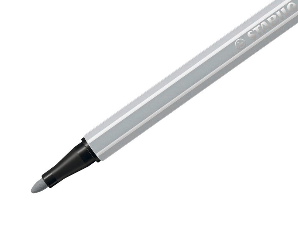 ROTULADOR STABILO ACUARELABLE PEN 68 GRIS AZULADO PALIDO PUNTA GRUESA 1MM