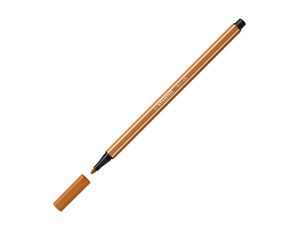 ROTULADOR STABILO ACUARELABLE PEN 68 OCRE OSCURO PUNTA GRUESA 1MM