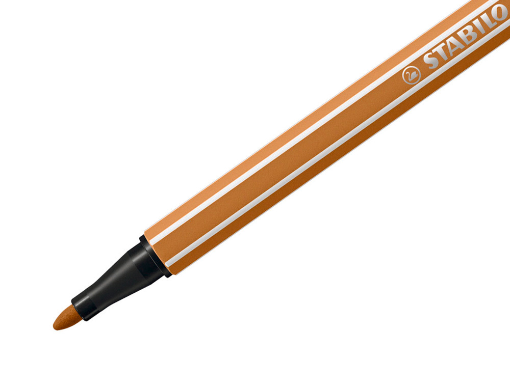 ROTULADOR STABILO ACUARELABLE PEN 68 OCRE OSCURO PUNTA GRUESA 1MM