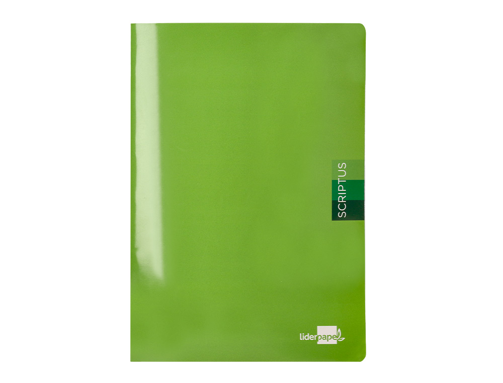 LIBRETA LIDERPAPEL SCRIPTUS A4 48 HOJAS 90G/M2 CUADRO 4MM CON MARGEN