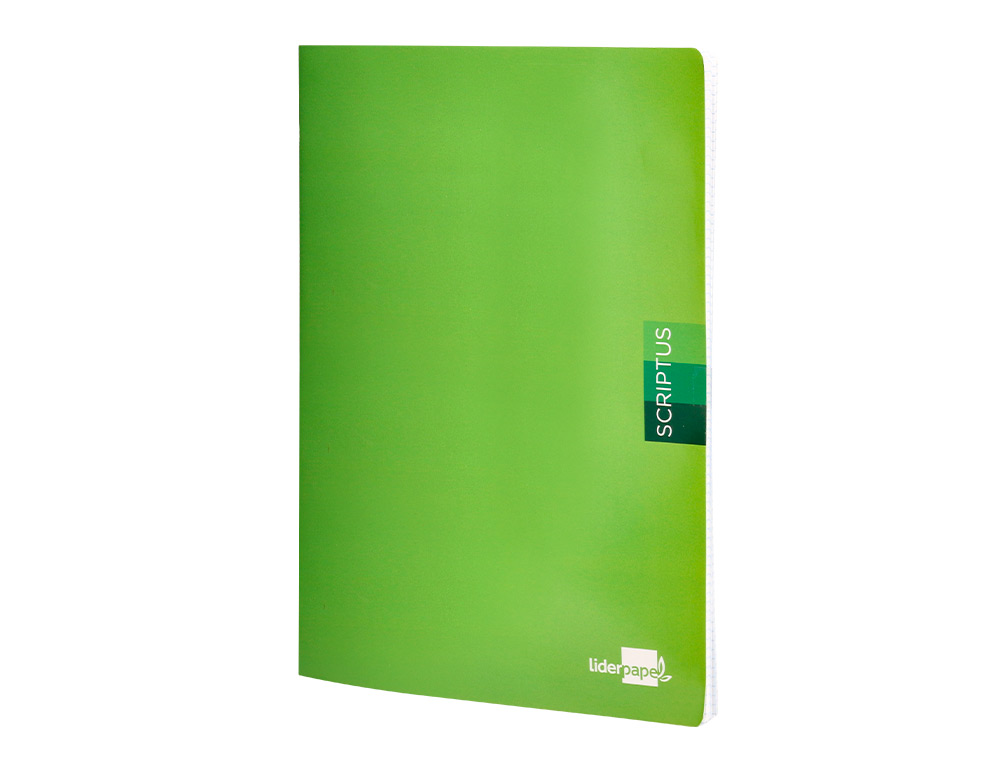 LIBRETA LIDERPAPEL SCRIPTUS A4 48 HOJAS 90G/M2 CUADRO 4MM CON MARGEN