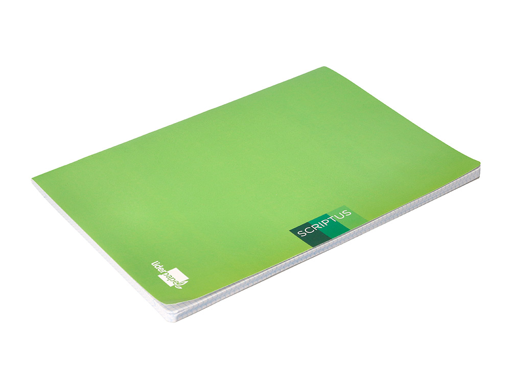 LIBRETA LIDERPAPEL SCRIPTUS A4 48 HOJAS 90G/M2 CUADRO 4MM CON MARGEN