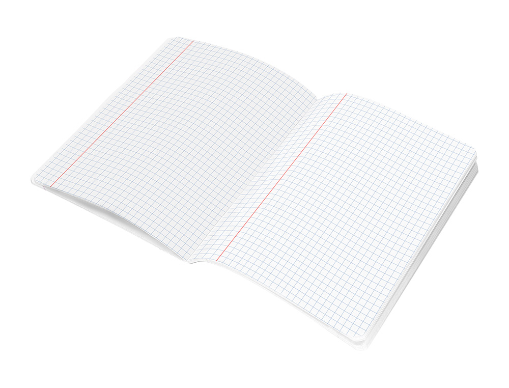 LIBRETA LIDERPAPEL SCRIPTUS A5 48 HOJAS 90G/M2 CUADRO 6MM CON MARGEN