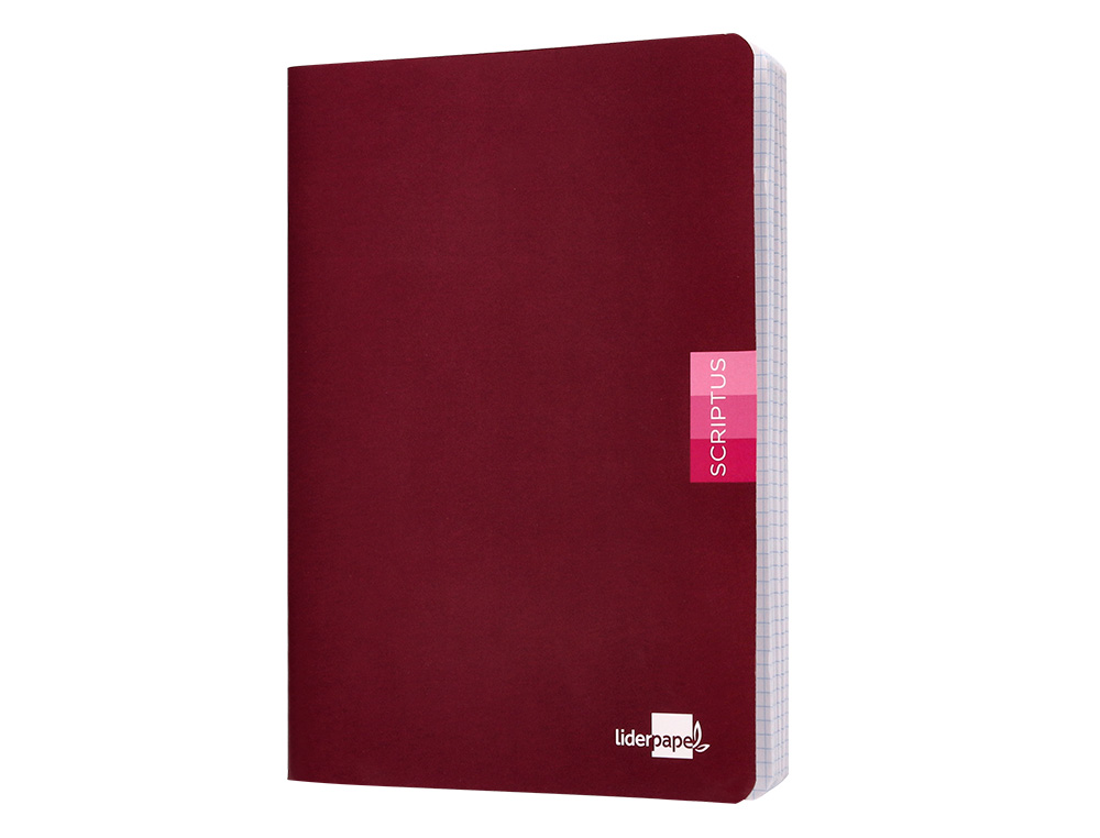 LIBRETA LIDERPAPEL SCRIPTUS A5 48 HOJAS 90G/M2 CUADRO 6MM CON MARGEN