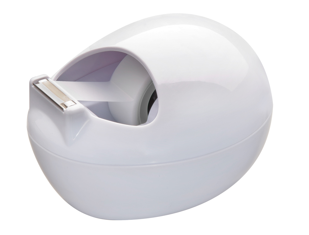 PORTARROLLO SOBREMESA SCOTCH COLOR BLANCO C-36 KARIM DE 7,5 MT X 19 MM INCLUYE ROLLO DE CINTA ADHESIVA MAGIC