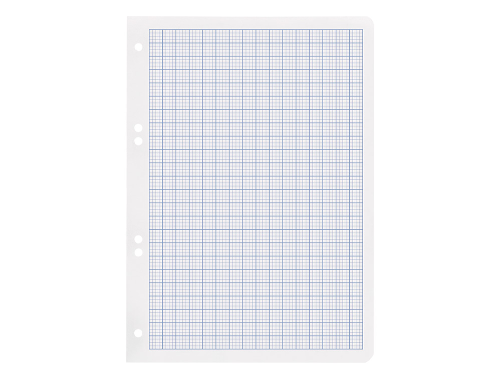 RECAMBIO LIDERPAPEL CUARTO 100 HOJAS 60GR RAYADO Nº 46 6 TALADROS