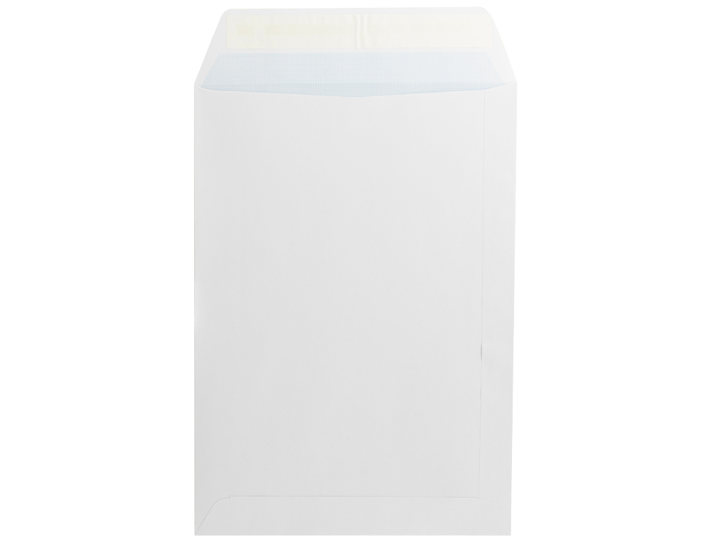 SOBRE LIDERPAPEL BOLSA N 8 BLANCO DIN 229X324 MM TIRA DE SILICONA PAQUETE DE 25 UNIDADES