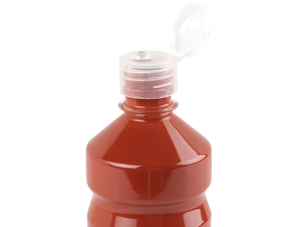 TEMPERA LIQUIDA LIDERPAPEL ESCOLAR 500 ML MARRON