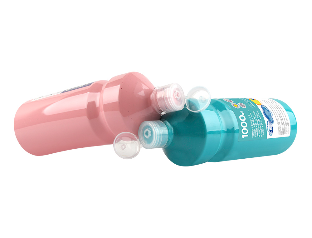 TEMPERA LIQUIDA LIDERPAPEL ESCOLAR 1000 ML AZUL MARINO