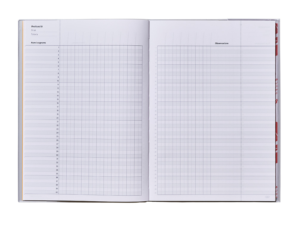 CUADERNO DE NOTAS CATALAN ADDITIO DIN A4 EVALUACION CONTINUA