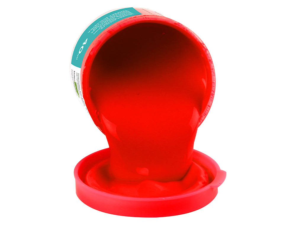 TEMPERA LIDERPAPEL ESCOLAR 40 ML ROJO