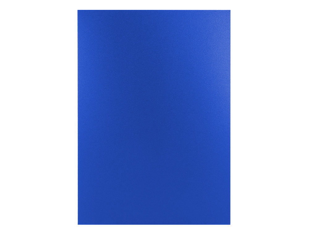 TAPA ENCUADERNACION LIDERPAPEL POLIPROPILENO A4 0.8MM AZUL OPACO PAQUETE DE 50 UNIDADES