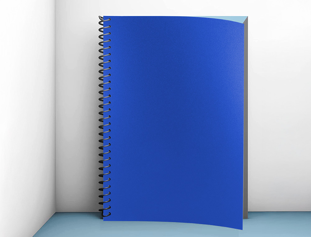 TAPA ENCUADERNACION LIDERPAPEL POLIPROPILENO A4 0.8MM AZUL OPACO PAQUETE DE 50 UNIDADES