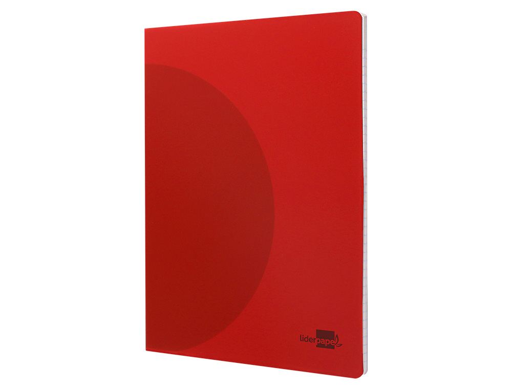 LIBRETA LIDERPAPEL 360 TAPA DE PLASTICO A5 48 HOJAS 90GR CUADRO 4MM CON MARGEN COLORES SURTIDOS