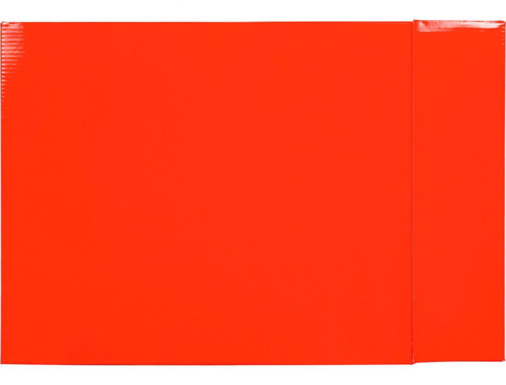 CAJA ARCHIVADOR LIDERPAPEL DE PALANCA CARTON FOLIO DOCUMENTA LOMO 75MM COLOR ROJO