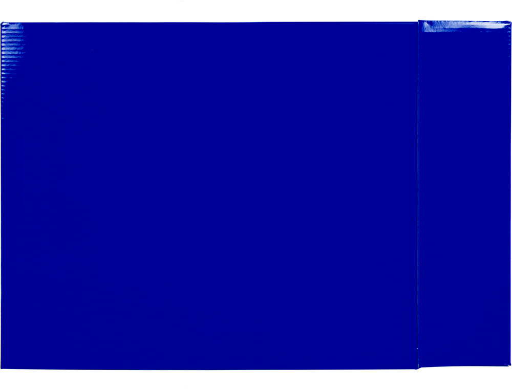 CAJA ARCHIVADOR LIDERPAPEL DE PALANCA CARTON FOLIO DOCUMENTA LOMO 75MM COLOR AZUL