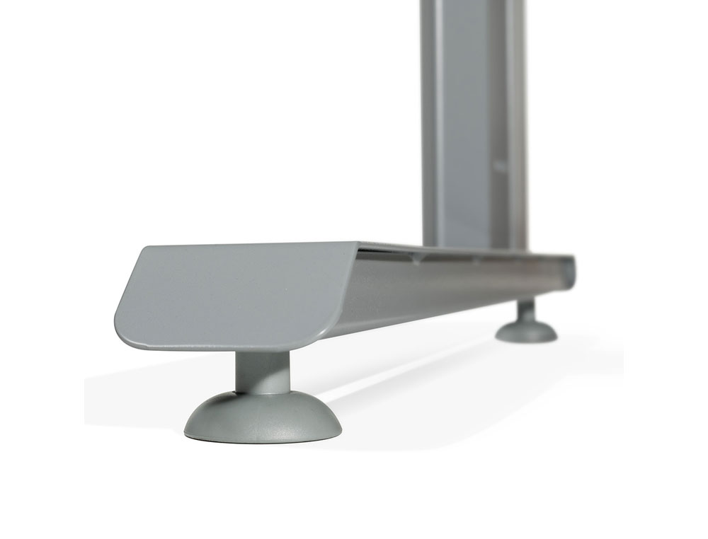 MESA DE OFICINA ROCADA METAL 2000AC02 ALUMINIO /GRIS 120X60 CM