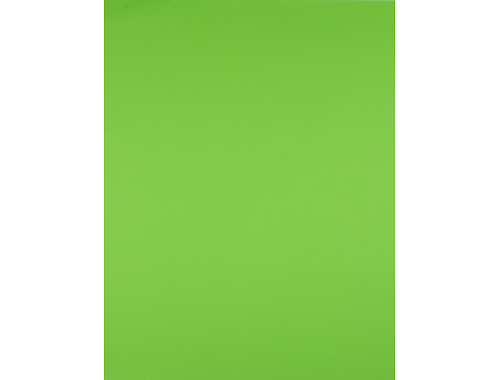 CARTULINA LIDERPAPEL 50X65 CM 180G/M2 VERDE PISTACHO PAQUETE DE 25 HOJAS
