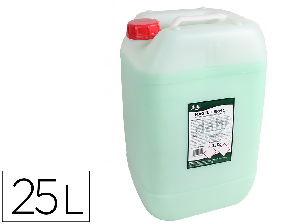 JABON LIQUIDO LAVAMANOS DAHI BACTERICIDA GARRAFA DE 25 LITROS