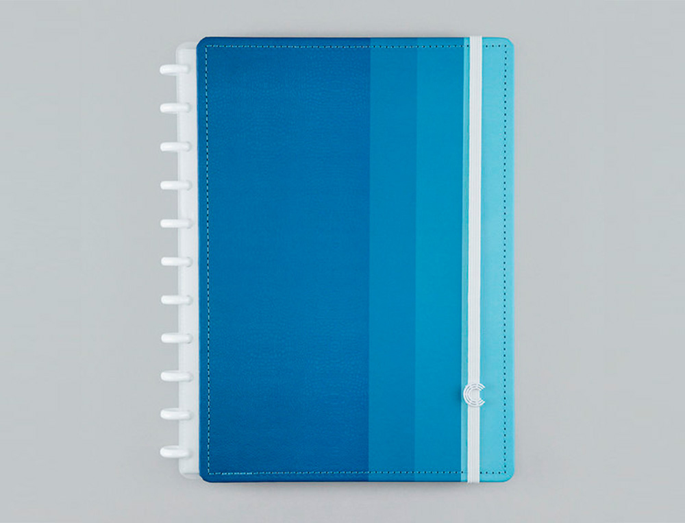 CUADERNO INTELIGENTE GRANDE BLUE CREATIVE JOURNAL BY MIGUEL LUZ 280X215 MM