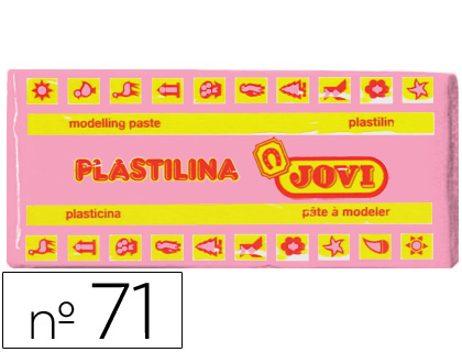 PLASTILINA JOVI 71 ROSA -UNIDAD -TAMAO MEDIANO