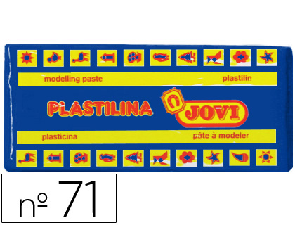 PLASTILINA JOVI 71 AZUL OSCURO -UNIDAD -TAMAO MEDIANO