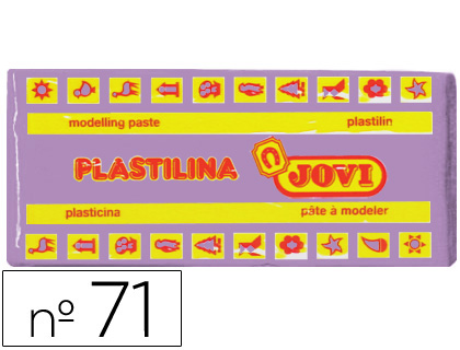PLASTILINA JOVI 71 LILA -UNIDAD -TAMAO MEDIANO