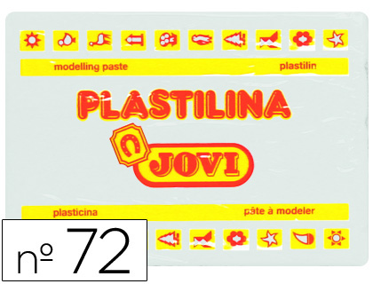 PLASTILINA JOVI 72 BLANCO -UNIDAD -TAMAO GRANDE