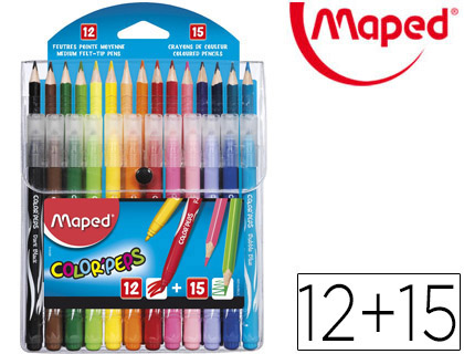 MAPED ESTUCHE 20 ROTULADORES DE ESCRITURA PUNTA FINA 0,4MM. 749151