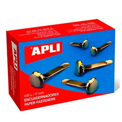 ENCUADERNADOR APLI S/ARANDELA 17mm C.100u