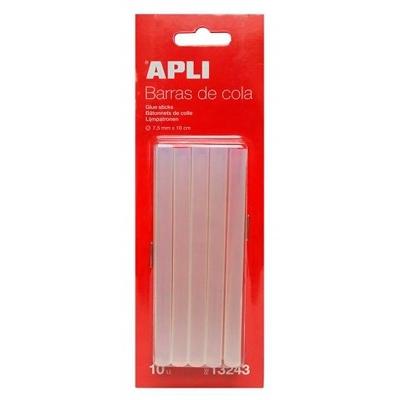BLISTER10 BARRAS TERMOFUSIBLE APLI 7,5mmX10cm