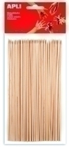 PALILLO MAD.RED.PINCHO 20cm P.50u