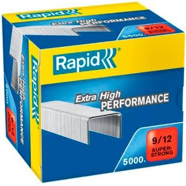 GRAPAS RAPID SUPER STRONG 9/12 C.5000 ELECTRIC GALVANIZADAS