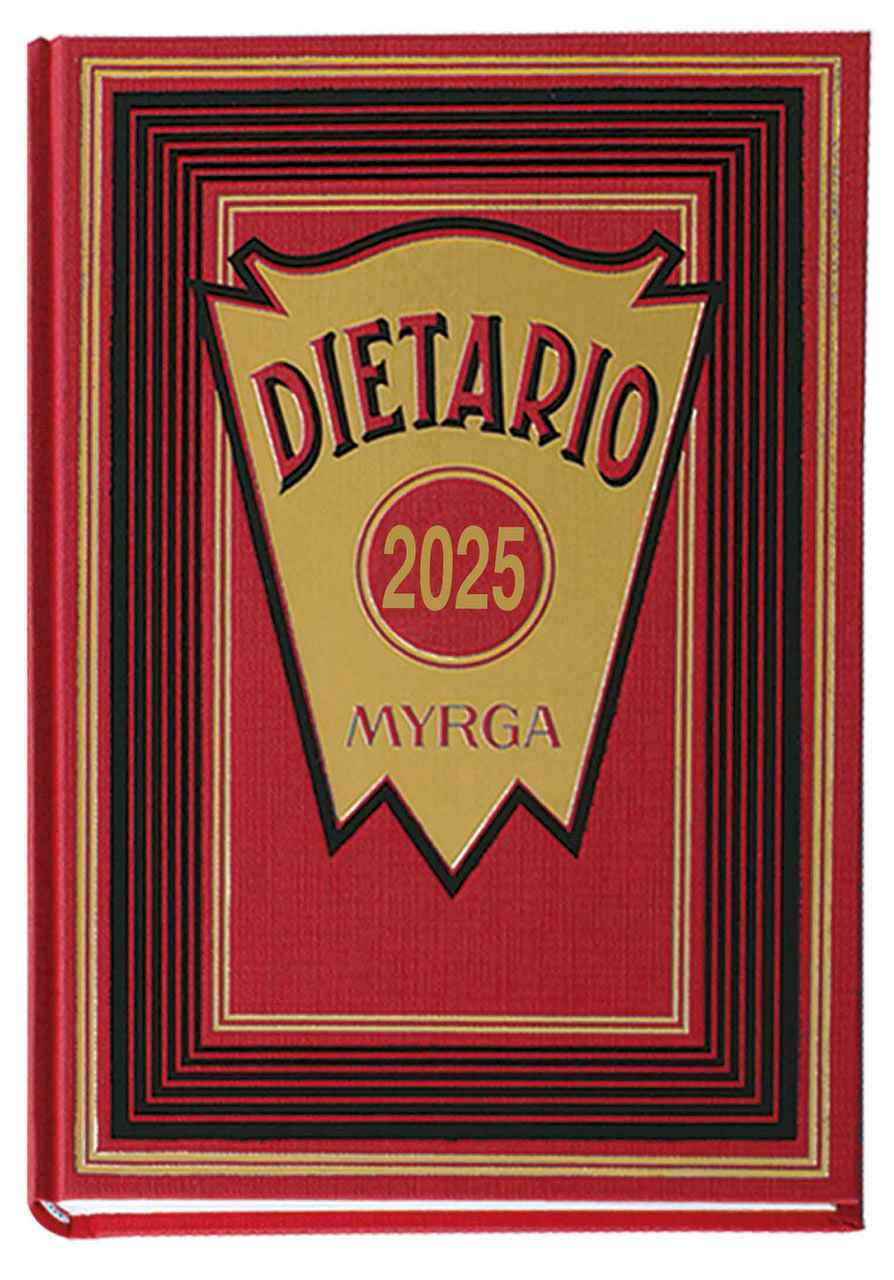 DIETARIO MYRGA 8 ROJO 25
