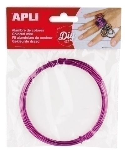 ALAMBRE APLI 1,5mmX5mts LILA