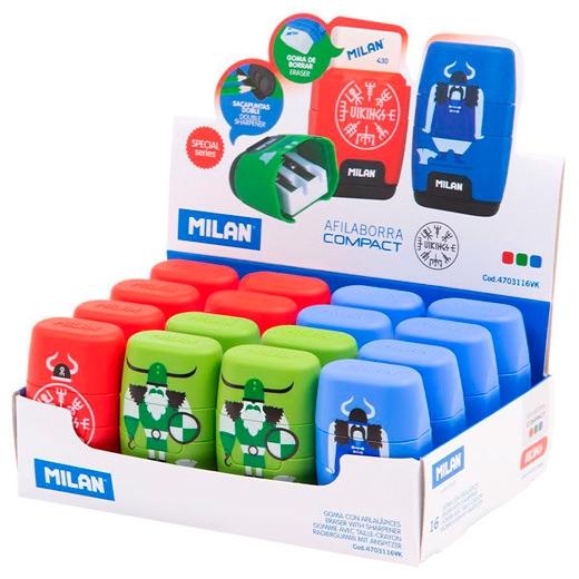 AFILABORRA MILAN COMPACT VIKINGS CAJA EXPOSITORA 16U C/SURTIDOS